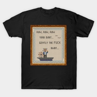 Salty Cap'n Dirty Cross Stitch T-Shirt